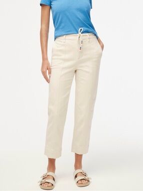 J. Crew seamed straight leg jeans sz 32 ecru